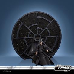 Figura Vintage Collection Star Wars Palpatine en el Trono. Esta figura de Black Series está articulada y tiene una altura aproximada de 9.5 cm alto. Las mejores figuras coleccionables vienen de la mano de Hasbro con la Black Series, 