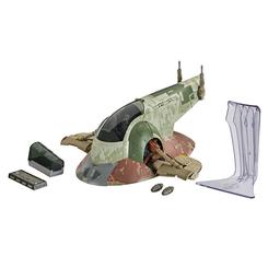 Presentamos la emblemática réplica de la nave Slave I de Boba Fett en su versión Star Wars Vintage Collection, un homenaje a la esencia de los clásicos Kenner que marcó toda una época. 