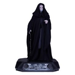 Oscuridad absoluta con realismo que pone la piel de gallina. La Hyperreal Statue 1:3 de Emperor Palpatine de Premium Collectibles Studio recrea al Señor Oscuro con un retrato en silicona sorprendentemente 