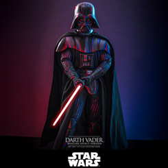 El Lado Oscuro cobra un nuevo esplendor con la figura Movie Masterpiece 1/6 de Darth Vader (Dueling Effect Version) de Hot Toys, una pieza exclusiva de 35 cm que fusiona la iconografía negra del Señor Sith