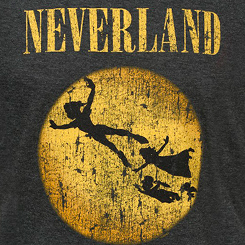 Preciosa Camiseta para chico Neverland basada en la película de 1953 realizada por Disney "Peter Pans". Revive las aventuras del famoso personaje de Disney con esta divertida camiseta. 