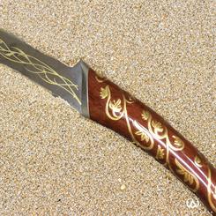 Descubre la majestuosidad de la espada Hadhafang de Arwen con esta impresionante réplica oficial de la trilogía de El Señor de los Anillos. Elegante y estilizada, esta espada es un tesoro para los coleccionistas.
