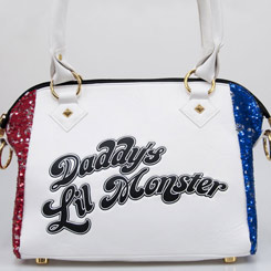 Precioso bolso Daddy’s Lil Monster basado en el personaje de Harley Quinn interpretado por Margot Robbie. Perfecto para pasar una noche mágica o poner un punto de color a tu disfraz de Halloween.