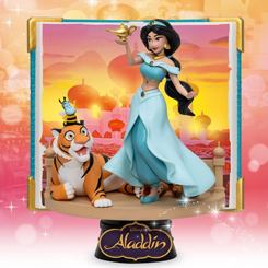 Descubre la magia de Aladdin con el impresionante diorama de PVC D-Stage de Jasmine. Con un tamaño aproximado de 15 cm, esta pieza captura con precisión la belleza y elegancia de Jasmine