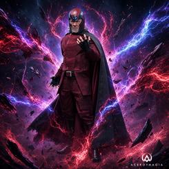 Figura 1/6 Magneto Avengers: Doomsday Movie Masterpiece recrea al poderoso mutante con su traje burdeos, casco y amplia capa gris. Esta figura Hot Toys Magneto 1/6, inspirada en Avengers: Doomsday, mide 30,0 cm.