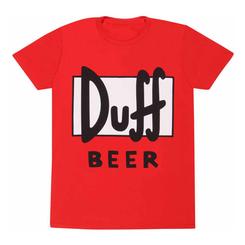 Lleva contigo el espíritu simpsoniano con la Camiseta Duff, una prenda de alta calidad que rinde homenaje a la icónica cerveza de Springfield. Esta camiseta, con licencia oficial, es más que una prenda de vestir