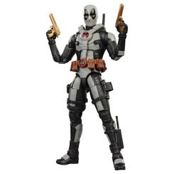 Un Deadpool distinto emerge del proceso creativo de la película con un aspecto táctico, contundente y cargado de personalidad. La figura Marvel Legends Deadpool Concept Art de 15 cm transforma ese diseño alternativo 