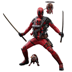 Explora el carisma irreverente de Deadpool con esta figura articulada de la película "Deadpool & Wolverine". A escala 1/6 y con una altura aproximada de 31 cm, esta pieza captura con precisión la esencia del antihéroe