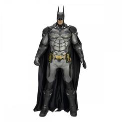 ¡Prepárate para la grandeza con la imponente Estatua tamaño real de Batman de Batman: Arkham Knight! Esta estatua de goma espuma y látex, con unas dimensiones impresionantes de aproximadamente 206 x 104 x 33 cm