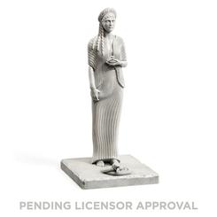 Serenidad, autoridad y un simbolismo milenario se concentran en esta estatua de Atenea de The Odyssey. Inspirada en la apariencia de la diosa en la película de 2026, la escultura captura la presencia de una figura asociada a la sabiduría