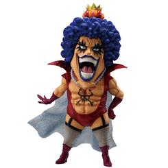 Carisma revolucionario que roba escena: Ichibansho Emporio Ivankov – Beyond The Trials (Banpresto) despliega su estilo desmesurado con peluca azul eléctrica coronada, maquillaje dramático