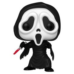 Icono slasher en tu vitrina: Funko POP! Ghost Face (Scream) en vinilo de ~9 cm con capucha negra, túnica texturizada y la mítica máscara de grito; pintura limpia y gran estabilidad para posar dentro o fuera de su caja con ventana