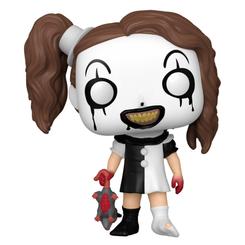 Terror a tamaño mini con brillo propio: Funko POP! Little Pale Girl (Terrifier) irrumpe en vinilo de ˜9 cm con su inquietante estética, lágrimas negras y sonrisa escalofriante. Esta edición Specialty Series