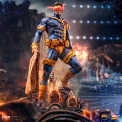 Estatua "Cyclops Unleashed Deluxe - Marvel Comics - Art Scale 1/10" con los primeros X-Men en un nuevo estándar de excelencia en la escala 1/10