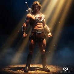 Una figura He-Man Masters of the Universe 1/6 impone antes incluso de reconocer la espada. Esta figura coleccionable He-Man 31 cm reproduce la presencia física del héroe con una escala pensada para vitrinas serias, fondos de diorama