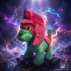El rugido cabe en una estantería cuando un peluche Battle Cat Masters del Universo ocupa su sitio con esos colores verdes y granates tan reconocibles. Esta pieza de unos 40 cm transforma al fiel compañero de combate en un producto coleccionable