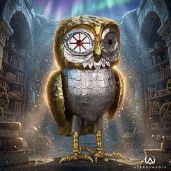 El brillo dorado de un pequeño guardián mecánico vuelve a llamar la atención desde el primer vistazo. Esta figura Bubo DefoStyle Star Ace convierte al inolvidable búho de Furia de titanes en una estatua Bubo Ray Harryhausen con carácter propio