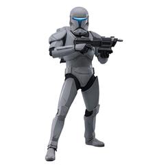 La élite de la tropa clon llega a tu colección con esta increíble figura de acción de Clone Commando a escala 1/6, inspirada en Star Wars: The Bad Batch. Con una altura de 30 cm,