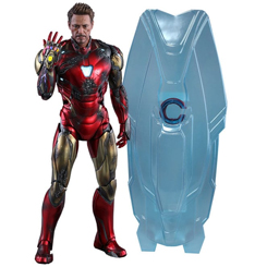 Lleva la épica de Avengers: Endgame a tu colección con la impresionante figura de acción Iron Man Mark LXXXV (Battle Damaged Version) de Movie Masterpiece Diecast, edición especial de 32 cm.