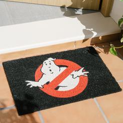 Espectacular felpudo del logo de los Cazafantasmas basado en la saga de Ghostbusters., ideal como felpudo de bienvenida. Medidas aproximadas de 40 cm. x 60 cm., 