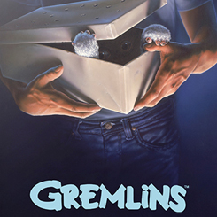 Cuadro basado en la película de Gremlins. Disfruta en tu lugar preferido de tu casa o de tu oficina con este cuadro con paspartú de una de las películas más entrañables de los años 80. 