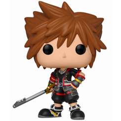 Figura de Sora realizada en vinilo perteneciente a la línea Pop! de Funko. La figura tiene una altura aproximada de 10 cm., y está basada en la saga de videojuegos Kingdom Hearts .