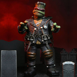 Figura Ultimate Raphael as Frankenstein's Monster. En esta espeluznante temporada, NECA está emocionada y encantada de anunciar una nueva línea de figuras de acción a escala de 7 pulgadas