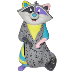 Dulce figura de Meeko  realizada por el pintor y escultor Romero Britto para Disney basada en la película de Pocahontas. Esta preciosa figura tiene unas dimensiones aproximadas de 9 x 6 x 3 cm. 