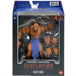 Figura de Beast Man basada en la serie de He-man y los Masters del Universo también conocido como MOTU. En esta ocasión Mattel ha realizado una nueva colección Revelation