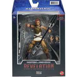 Figura de Teela basada en la serie de He-man y los Masters del Universo también conocido como MOTU. En esta ocasión Mattel ha realizado una nueva colección Revelation