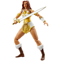 Figura de Teela 2022 basada en la serie de He-man y los Masters del Universo también conocido como MOTU. En esta ocasión Mattel ha realizado una nueva colección Revelation 