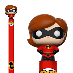 Precioso Boligrafo Funko Pop de Elastigirl basado en el clásico de Disney "Los Increíbles", este precioso bolígrafo tiene una miniatura de tu personaje favorito en la parte superior de un tamaño aproximado de 2 cm. 