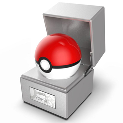 Esta réplica de la Poké Ball de alta precisión y calidad premium está fabricada con una carcasa de metal diseñada con una superficie de color intenso que es sensible al tacto y la proximidad.