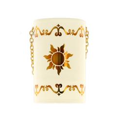 La magia de los deseos se eleva en el aire con este delicado adorno de cristal inspirado en la inolvidable escena de los faroles de Enredados. Con una longitud de 8 cm y un diámetro de 5 cm