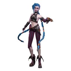 Prepárate para el caos y la diversión sin límites con la espectacular figura de acción 1/6 de Jinx de 27 cm, inspirada en su aparición en la segunda temporada de la premiada serie Arcane de Riot Games.