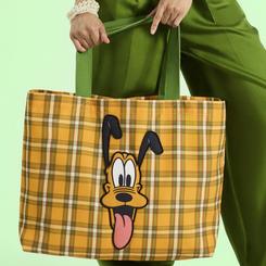 Estilo icónico y funcionalidad en un solo accesorio: la Bolsa Shopping 95th Anniversary Pluto Disney Loungefly rinde homenaje al querido perro de Mickey con un estampado exclusivo y detalles en relieve