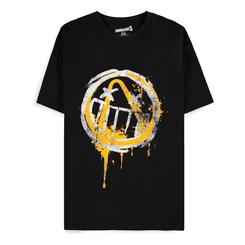 Déjate llevar por el estilo irreverente y lleno de actitud de la camiseta Punk Smiley de Borderlands 3. Esta camiseta, con licencia oficial, es una declaración de moda para los verdaderos amantes del juego.