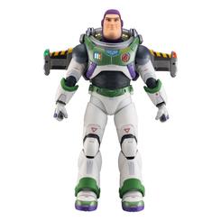 Inspirado en Disney y Pixar, este interactivo Space Ranger mide unos impresionantes 42 cm y está fabricada con  materiales de primera calidad y detalles de los autenticidad. El Traje Alfa muestra una meticulosa artesanía  en formas y colores realistas