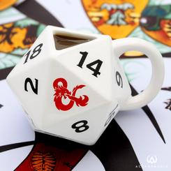 Descubre la taza perfecta para los aventureros de Dungeons & Dragons. Esta taza en 3D te sumergirá en el emocionante mundo de Dungeons & Dragons con cada sorbo. Es la elección ideal para los amantes de este legendario juego de rol.