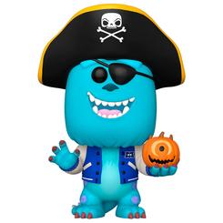 Fiesta monstruosa en versión de bolsillo: Sulley llega disfrazado de pirata, con parche, sombrero y calabaza en mano para iluminar tu estantería con el espíritu más divertido de Pixar. 