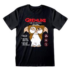 La camiseta "The Rules" de Gremlins es una prenda imprescindible para los fans de la icónica película. Con licencia oficial, esta camiseta de alta calidad está fabricada en 100% algodón,