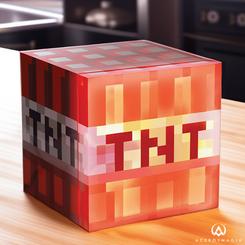 ¡Haz explotar el sabor con la Mini Nevera Bloque de TNT de 6,7 litros! Esta pieza única no solo refrigera tus bebidas y snacks, sino que también agrega una explosión de estilo a tu espacio.