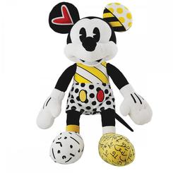 ¡Descubre la encantadora suavidad de Mickey Midas Plush! Este adorable y gran peluche de Mickey Mouse es tan abrazable como siempre. El icónico personaje de Disney cobra vida en el estilo característico de Britto, 