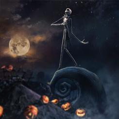 Jack Skellington: Estatua Art Scale 1/10 de Pesadilla Antes de Navidad. El Rey Calabaza cobra vida en esta fascinante estatua de resina, diseñada para capturar toda la esencia 