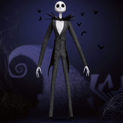 Descubre la magia de Halloween Town con la figura articulada Dynamic 8ction Heroes 1/9 de Jack Skellington, protagonista de "Pesadilla antes de Navidad". Esta figura, a escala 1/9 