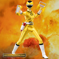 ¡Activa la velocidad del Yellow Turbo Power Ranger con esta figura de colección FigZero a escala 1:6! Inspirada en la quinta temporada de Power Rangers Turbo, esta detallada figura de 29,5 cm de altura