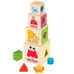 Magia Disney para las manos más pequeñas: la Torre de cubos de madera Disney Baby convierte cada juego en aprendizaje real. Con 8 piezas pensadas para explorar y descubrir, los peques de +12 meses apilan cubos apilables 