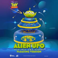 Magia espacial de Pixar en tu vitrina: el Alien de tres ojos de Toy Story despega en su Pizza Planet con levitación magnética real; este ufo flotante de 6 cm pertenece a la línea Egg Attack Floating de Beast Kingdom 