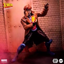 Incorpora a tu colección la figura de Gambit de "X-Men: The Animated Series", realizada a escala 1/6 con una altura aproximada de 30 cm. Esta figura captura a la perfección la esencia del carismático mutante