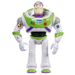 Buzz Lightyear llega desde el espacio infinito directamente a tus manos con esta increíble figura articulada de 25 cm, basada en el héroe favorito de las películas Toy Story de Disney Pixar. 